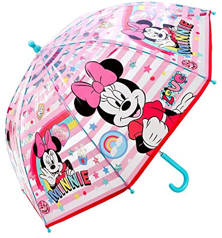 Minnie Maus 'Love' Kinder Charakter Faltbarer Schirm Schule