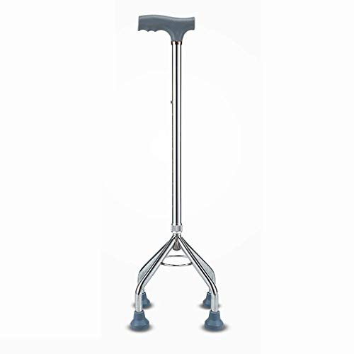 GGZONE Bastón cuadrúpedo Ajustable con Base pequeña, Mango cómodo, bastón Que Proporciona Apoyo y Estabilidad adicionales, Ayuda Duradera para Movilidad Limitada Beautiful Scenery