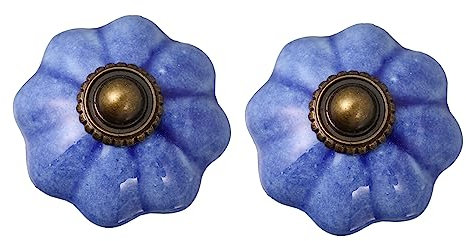 Hemobllo 2pcs Ceramic Handle for Cabinet Knob Drawer Knobs Door Handle Material for Cupboard Door and Decorative Drawer