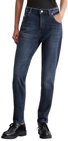 Marc O'Polo Denim Damen Jeanshose mit Stretch-Anteil Boyfriend Fit, Blau (Dark Blue Multi 12), W28/L30