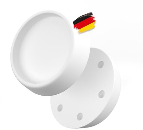 BAUHELD® Amortiguador de vibraciones para lavadora [4 unidades] – Pies de goma resistentes de PVC blando [fabricado en Alemania] – Amortiguador de vibraciones apto para Miele Midea Siemens, Bosch,