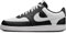 Nike Herren Court Vision Lo Sneaker, Black/White, 38.5 EU