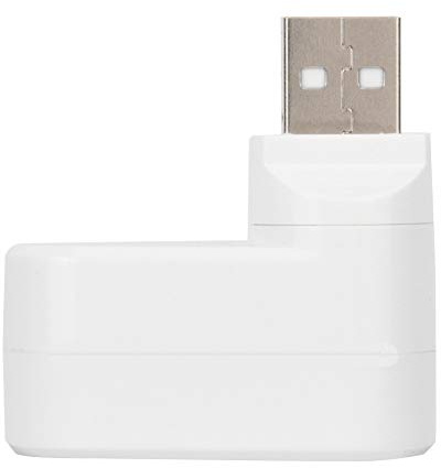 HUSHUI Expansor USB, Puertos de Concentradores USB, USB 2.0 Mini Adaptador Divisor Giratorio Hub Divisor USB para PC Portátil (B)