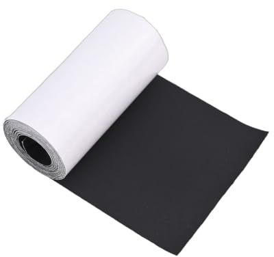 EasyByMall Unsichtbares Zelt-Reparaturband, Klebeband für Markise, Pavillon, Segeltuch, Nylon, UV-beständiges Luftbett-Paddling-Pool-Pannen-Reparatur-Set (schwarz)