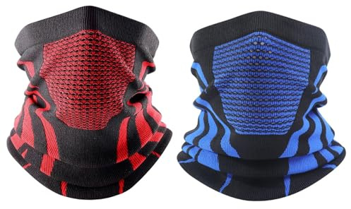CHROMACRAFT Sciarpa Sportiva Da Esterno In 2 Pezzi, Sciarpa Termica, Sciarpa Elastica, Sciarpa Antivento, Sciarpa Multifunzionale, Accessori Per Il Calore Invernale