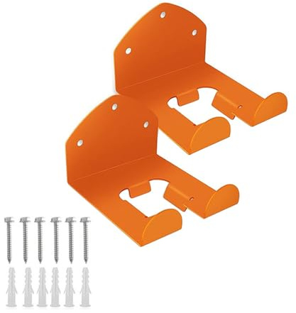 TopHomer 2 Pack Garage Organizer Trimmer Rack Heavy Duty Weed Eater Hanger Trimmer Hanger Garden Power Tool Hanger for Grass Trimmer, Hedge Trimmer, Garage Trimmer Garden Tools