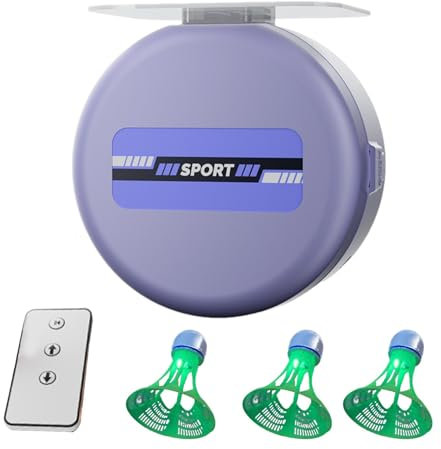 Badminton Rebound Training - Badminton, einstellbares Trainingstool | Das automatische Rückprallgerät für die Solo -Praxis, die Präzision und Geschwindigkeit verbessert, ist geeignet