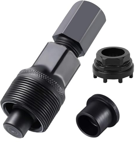 yongyongbuy Juego de herramientas de pedalier para bicicleta, 42 mm, extractor de rodamiento interior con 8 dientes, compacto y duradero para bielas cuadradas y ISIS