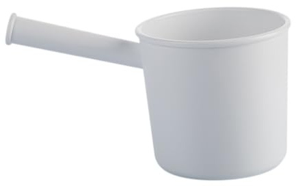 CLISPEED Cucharón De Cocina Para Agua De Plástico Mango Cuchara Blanca Para Cocina y Baño Para Cucharones De Sopa y Cucharones De
