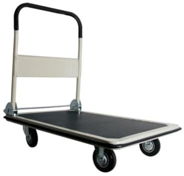 Toolland Plattformwagen, klappbar, Stahl, Schwarz, Tragkraft 300 kg