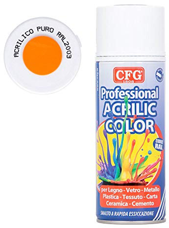 Bomboletta spray acrilico professionale ARANCIO PASTELLO