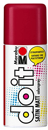 Marabu 21070006223 – Do it satin matt brombär, färgspray på akrylbas, styroporbeständig, snabbtorkande, mycket bra täckkraft, vädertålig, för stora och små pysselarbeten, 150 ml sprayburk