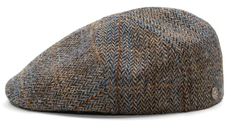 Sterkowski Ivy Five | 100% Harris Tweed Schirmmütze für Herren und Damen | Elegant Praktisch Flat Cap