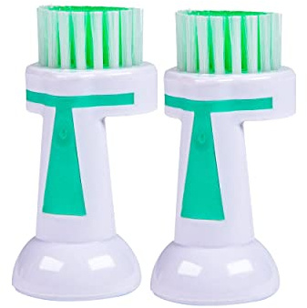 emmi-pet 2x P2 (Care) Ultraschall Aufsatz-Bürsten für emmi-pet 1.0 und 2.0 Handgriff I Pflegeaufsatz für Wundversorgung, Hautpflege & Fellpflege bei Hunden, Katzen, Pferden und anderen Haustieren