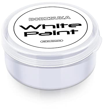 BOBISUKA Pittura Facciale Bianco 70g, Pittura per Viso Durevole, Body Painting Impermeabile per Trucco Halloween, Carnevale, Feste, Non Tossico