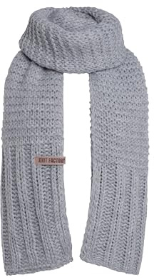 Knit Factory - Alex Halsduk - Light Grey - 200x45 cm