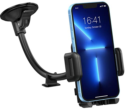 Handyhalterung Auto Halterung Auto Windschutzscheiben KFZ Smartphone Halterung Handyhalter Auto Verbesserte saugnapf Halterung Auto handyhalter fürs Auto für iPhone14/13/12/11,Galaxy20,P50,usw