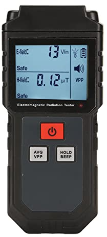 EMF-Messgerät, tragbarer digitaler Strahlungsdetektor für elektromagnetische Felder, LCD-EMF-Detektor, EMF-Lesegerät, großartiger Tester für EMF-Inspektionen zu Hause, im Büro, im Freien