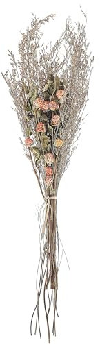 Trockenblumen Blumen Dekostrauß orange grün 65 cm Getrocknete Blumen Bouquet
