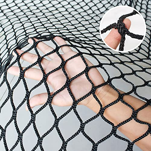 KACQIYT Sicherheitsnetz Kinder Schutznetz Treppe Zaun Sicherheitsschutz | Fangnetz Abdecknetz für anhänger Baseball Softball Return Trainer Net Sport Ball Stopp Netz Knotenlos Schutznetz