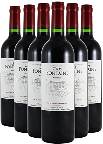 Château Clos Fontaine - Rouge 2019 - Côtes de Bordeaux Francs - Vin Rouge de Bordeaux (6x75cl)