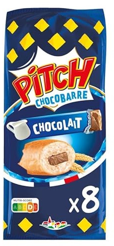 Pitch - Brioche Broco Barre Lait - Délicieuse gourmandise de 300g pour le petit déjeuner - Lot De 4