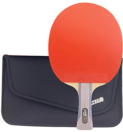 BBAUER Offensiver Pingpong-Schläger, Tischtennisschläger Für Studenten, Profis, Fortgeschrittene Und Senioren, Einzelschläger/6 Stars/Long Handle