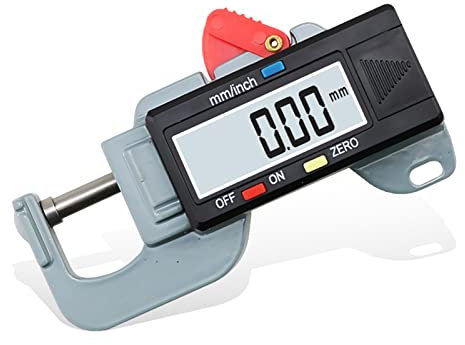 Professionelle 0-12 7mm Dicke Gauge Digitale Messschieber Mikrometer Dicke Tester Messwerkzeug Für Perle/Leder/Papier