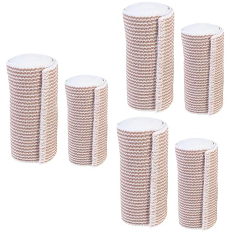 TOVINANNA 6rolls Self-Adhesive Elastic Bandage Wrap Each Breathable Sports Tape for Quick Fixation for Athletes Trainers Hiking Camping