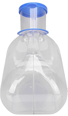 Urinale für Männer, Urinflaschen für Männer, 1000 Ml, Tragbares Männer-Urinal mit Deckel, Transparenter Kunststoff-Urinbehälter für ältere, Behinderte Reisende