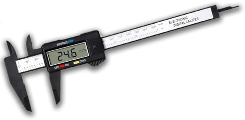 Calibro Digitale da 150mm Micrometro in Acciaio Inox con Display LCD, Misurazione Interna, Esterna, di Spessore e Profondità