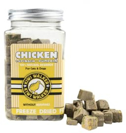 KIWI WALKER Gefriergetrocknete Hundeleckerlis | Mix Geschmacksrichtungen (1 Dose, Rind + Huhn + Rote Beete)