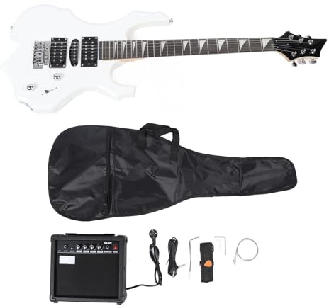 E -Gitarren -Kit 20W Verstärker Ersatzschnüre Picks Metal Gear Heads für ST -Design