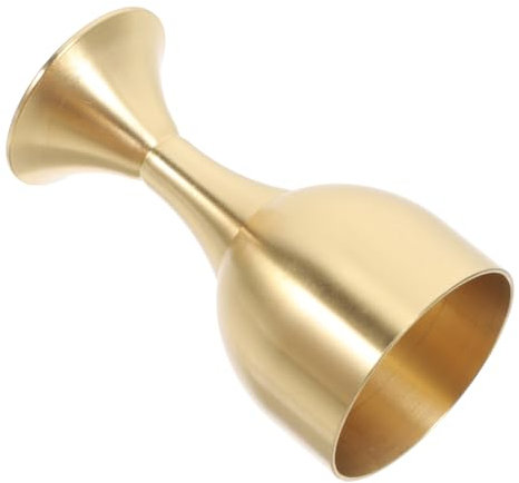 Warmhm Bicchiere in Lega Di Rame Decorativo Vintage Per Offerte Buddhiste Calice Metallico Piccolo Design Elegante e Resistente Invecchiamento Per Cerimonie e Regali