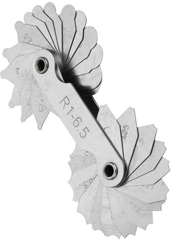 RiToEasysports Convex Convex Radius in Stainless Steel Tool for Workers From Various Industries (R1-6.5MM)