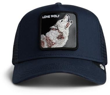 Goorin Bros. Trucker Cap Lone Wolf Edge Dunkelblau, Size:OneSize