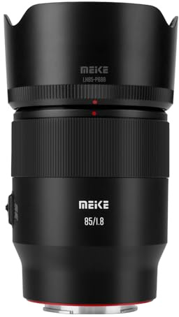 Meike 85mm f1.8 SE II Full Frame STM High Resolution 8K Auto Focus Medium-telephoto Lens Fixed Prime Portrait Lenses for Sony E Mount Mirrorless Cameras A9 A7II A7RII A7 A7R3 A7R4 A7IV A7C A7SIII