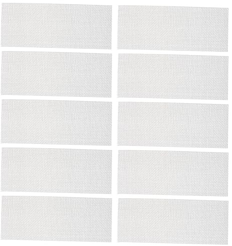 HOLIDYOYO 10PCS Stainless Steel Aquatic Moss Mesh 7.5x19cm Fish Tank Moss Wall Seaweed Carpet for Aquarium Water Plants Rust-Resistant Mesh Panel
