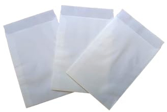 Papiertüten weiß flach 9,5 x 13cm (400St.) von BLÜHKING®