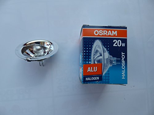Osram Halogenglühlampe Halospot 48, GY4, 20W, 12V, 8°, Alu