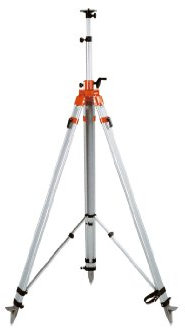 Nedo schweres Kurbelstativ - Nutzhöhe von 1,77m bis 4,00 m - Geeignet für Rotationslaser und Laserscanner