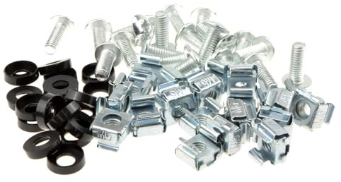 Rack Befestigungs Set M6 Captive/Cage Nuts/Bolts & Washers Für Cabinets [20 Stück] [20 Pack]
