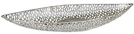 Casablanca - Schale/Dekoschale - Purley - Metall - antik-Silber - 60 x 16 x 7 cm