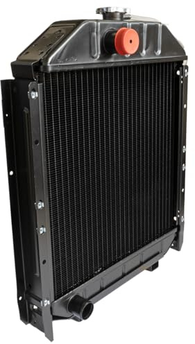 Ama Radiatore per Trattore Adattabile Fiat 4973345 – Rame di Alta Qualità, Sistema di Raffreddamento a 4 Elementi da 59 mm
