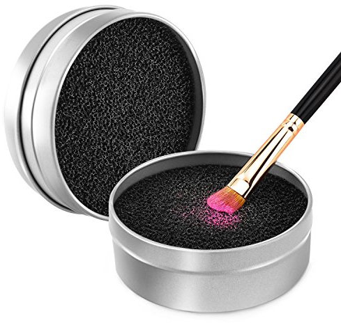Luxspire Maquillage Brosse de Nettoyage Lavage Rapide Éponge Couleur De Brosse Maquillage Nettoyant Interrupteur Outil Ombre à Paupières Couleur Boîte de Nettoyage à sec