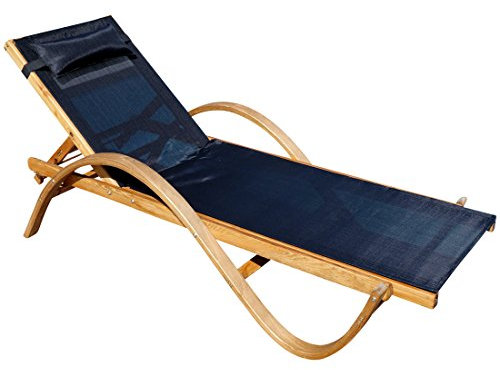 Tumbona de Madera de alerce Paraiso con la Almohada