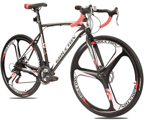 Road Bike,21 Speed Bicycle with Disc Brake,700C Wheels Road Bikes for Men or Women,49cm/54cm Frame for Adult Cycling Bicycle…(3 Spoke Wheel, 54cm)