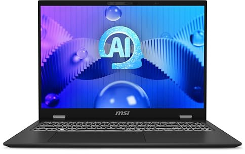 MSI Prestige 16 AI Studio B1VEG-238IT, Notebook 16 QHD+ 60Hz, Intel Core Ultra 7 155H, Nvidia RTX 4050, 6GB GDDR6, 1TB SSD PCIe4, 16GB RAM 6400MHz, WiFi 7, Win 11 Home Layout ITA Grigio