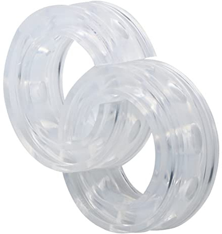 2 Stück Auto Gummi Stoßdämpfer, Universal Transparent Absorber Feder Stoßstange Rauschunterdrückung Puffer Pufferfeder Stoßfänger Kissen Autozubehör(D)