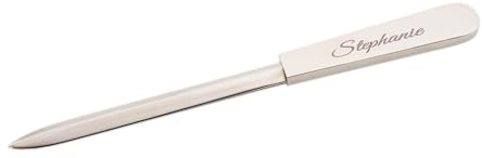 Personalised Engraved with Name or Initials, Letter Opener Presented in Gift Box